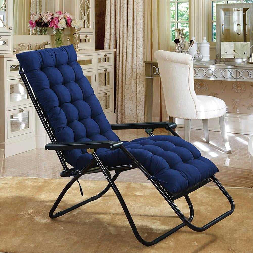 & Living Garden Supplies Recliner Cushion Seat Mat Lounger Cushion Chair Pad 