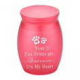 thumbnail image 1 of 5xPet Urn Urna De Recuerdo De Aleación De Aluminio Impermeable Para Cachorros Animales Pequeños Rosa, 1 of 8