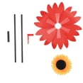 thumbnail image 5 of BAOQIN Garden Tools Clearance sale ! Sunflower Lawn Wind Garden Party Wind Garden Lawn Windmill Decoration Outdoor De (Red), 5 of 8