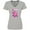 AC-Heather Grey, variant on Inktastic I Love Hippos with Pink Hippo and Flowers Women's V-Neck T-Shirt