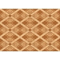 thumbnail image 1 of Ahgly Company Indoor Rectangle Patterned Yellow Orange Area Rugs, 8' x 12', 1 of 6