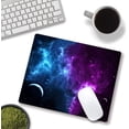 thumbnail image 4 of Mouse Pad, Nebula Galaxy Mouse Pad, Universe Mouse Mat Square Waterproof Mouse Pad Non-Slip Rubber Base MousePads for Computer Laptop, 4 of 6