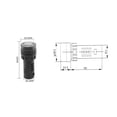 thumbnail image 2 of Buzzer Ad16 22Sm avec Compatibilité Ac/Dc 220V Puce Led Haute Luminosité et Design de Haut-Parleur Surveillé en Temps Réel, 2 of 8