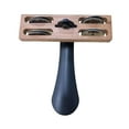 thumbnail image 4 of 1x Talon Tambourin Percussion Portable Instrument de Musique Rythme Percussion Pied en Bois, 4 of 8