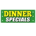 thumbnail image 1 of Dinner Specials 13 oz Vinyl Banner With Metal Grommets, 1 of 5