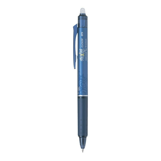 Pilot BLRT-FR5-BB FriXion Clic Balle Stylo Effaçable Rétractable 0.5mm Bleu/noir (Lot de 1)