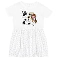 thumbnail image 3 of Inktastic I'm Two-cowgirl Riding Horse Birthday Girls Toddler Dress, 3 of 5