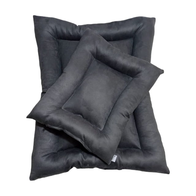 Paquete de Cama Fresca Y Suave Grande Gris con cama chica de obsequio Lunics