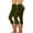 Army Green, variant on MIUOWANP 2-Pack Women's High Waist Yoga Pants with Pockets Fitness Training and Running Capri Pants(White+White) Size S(4)Army Green