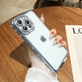 thumbnail image 3 of Compatible for iPhone 15 Pro Case with Glitter Diamond Camera Len Protector,Bling Clear Crystal Cute Phone Case Shockproof Sparkly for iPhone 15 Pro(6.1'')-Blue, 3 of 13