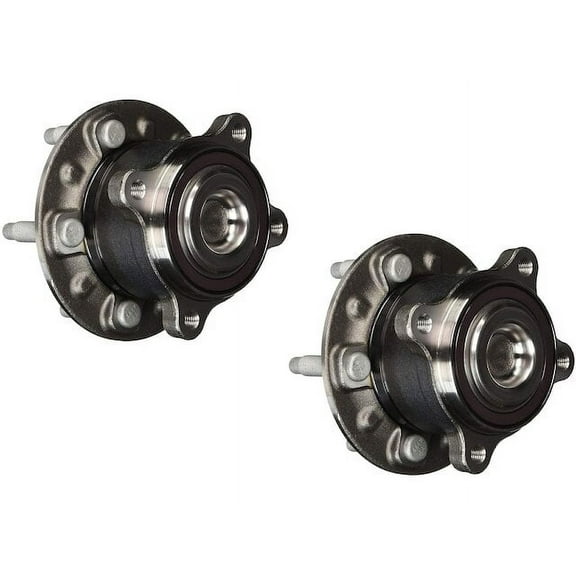 Rear Wheel Bearing Hub Assembly Set of 2 - Compatible with 2013 - 2015 Chevy Cruze (with 15-inch Wheels) 2014