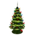 thumbnail image 3 of Kurt Adler 12.8-Inch Battery-Operated LED Ceramic Pink Christmas Tree Tabletop Décor, 3 of 4