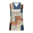 thumbnail image 7 of TaTaai Satin Printed Women Tank Top V Neck Sleeveless Lightweight Silk-like Breathable Machine Washable No Fading Non See-through Casual Fashion Top Gift, 7 of 7