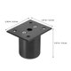 thumbnail image 2 of VERDANVERSE 4Ud Patas Ajustables Para Muebles De Aleación De Aluminio Para Sofá Y Gabinete Color Negro, 2 of 8