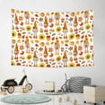 thumbnail image 6 of Easygdp Autumn Harvest Gnomes Tapestry Wall Hanging, Wall Tapestries for Bedroom Aesthetic Living Room Office Decor 60x40in, 6 of 8