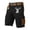 Black-1, variant on Cargo Shorts for Men 2026 Summer Casual Vintage Western Cowboy Style Printed Straight Leg Shorts with Pockets Workwear