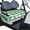 St. Patrick-64, variant on Beautiful Flowers Golf Cart Front Seat Cover 51" x 31" Fit Microfiber Towel Blanket Protects Original Seat