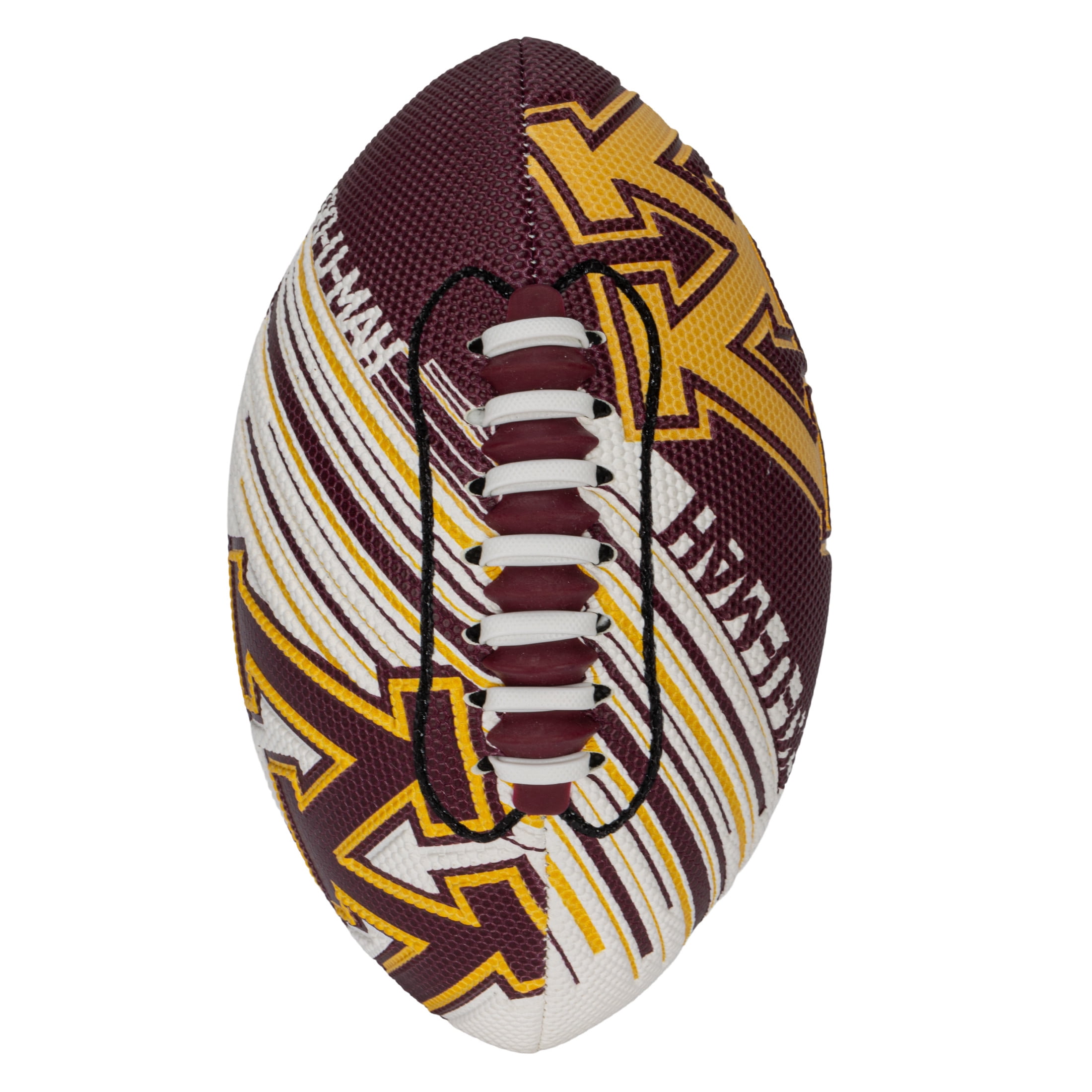 NCAA Minnesota Golden Gophers Foam Football - Youth Mini Football for Kids - 8.5" Junior Soft Foam Football - SPACELACE Easy Grip Cover - Perfect Toy Football for Kids