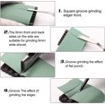 thumbnail image 3 of Leather Tool Chrome Steel Double Side Repairing Tools For Sharpening Cutter Wide Shovel Edger Skiving Cutting Leather Craft, 3 of 8
