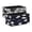 Black White Color Skulls Halloween, variant on Felt Storage Bins 2-Pack Foldable Space-Saving Organizer For Home Office Hand-drawn Hearts Hand-drawn Hearts with Dots