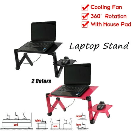 Adjustable Vented Foldable Laptop Notebook PC Table Tray Desk Tablet Desk Stand Bed Sofa Couch