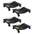 thumbnail image 1 of Qinaqin Negro Car cm de Anchoheel Profundidadolly Tire Jack 4-Piece Set Mechanical 2500lbs Skates Vehicle Positioning Resistente 12-Inch Slide Plate para Repair, 1 of 7