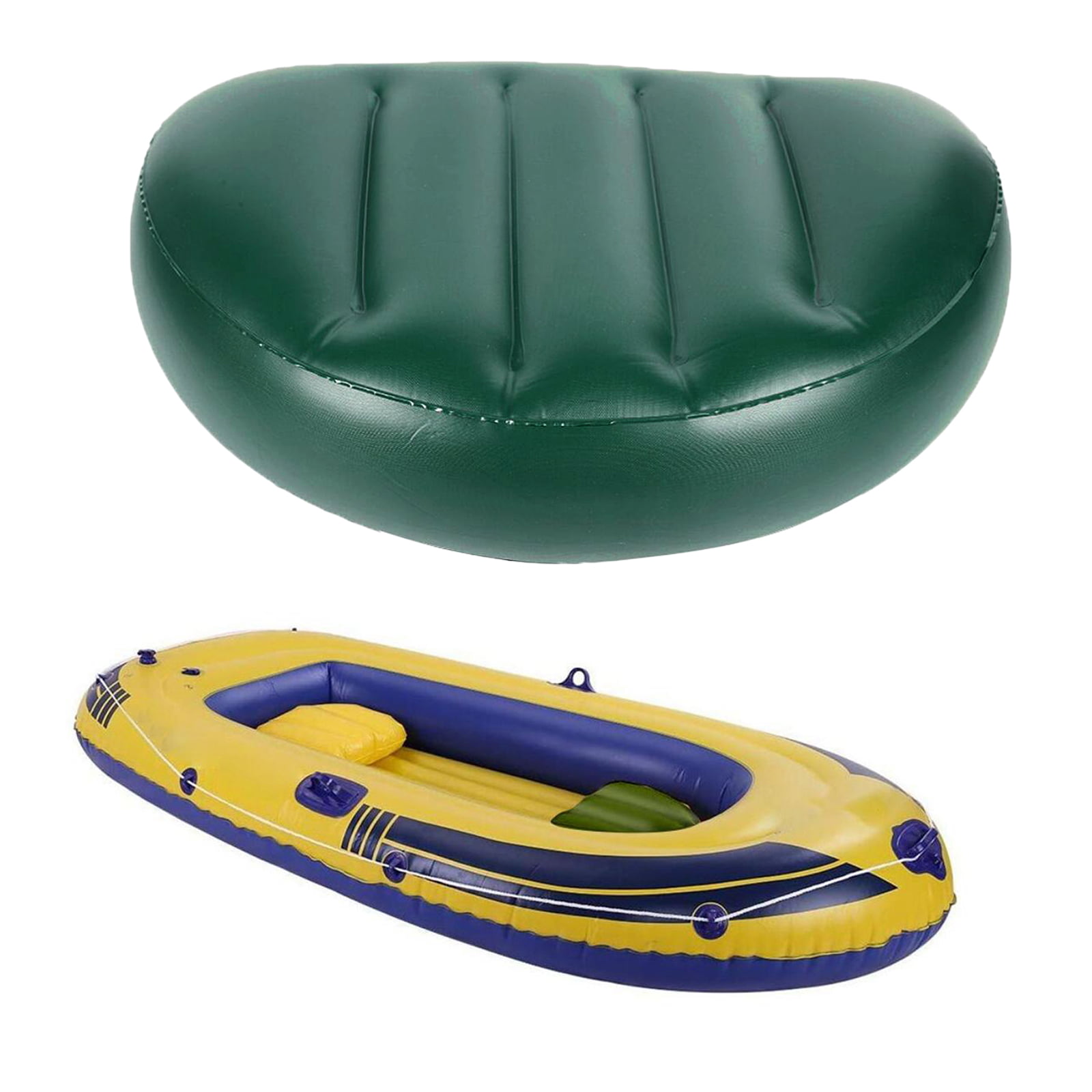 Padded Canoe Air Seat Cushioned Fishing Seat Pad Kayak Inflatable Seat Cushion 