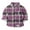 Dark Purple, variant on Jamicy Soft Shirts for Boys Toddler Kids Long Sleeve Plaid Print Button Down Casual Dress Shirt Casual School Uniform Top Shirt