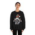 thumbnail image 3 of Firefighter Elf Christmas Unisex Sweatshirt, S-2XL Holidays Xmas Elves, 3 of 9