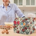 thumbnail image 2 of TSOVTHRID Rose Vintage Print Mixer Cover with Top Handle Portable Kitchen Aid Mixer Assecories Stain Resistant Small Appliance Covers Multipurpose Dust Cover Compatible with Kitchenaid Mixer,S, 2 of 7