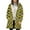 Yellow, variant on Erwazi Fuzzy Fleece Jackets for Women Plaid Zip Up Hooded Coats Fall Winter Thicken Warm Outerwear with Pockets