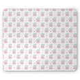 thumbnail image 1 of Animal Mouse Pad, Cows in Dresses with Scribbled Heart and Flowers, Rectangle Non-Slip Rubber Mousepad, Cadet Blue Cadet Blue, by Ambesonne, 1 of 2