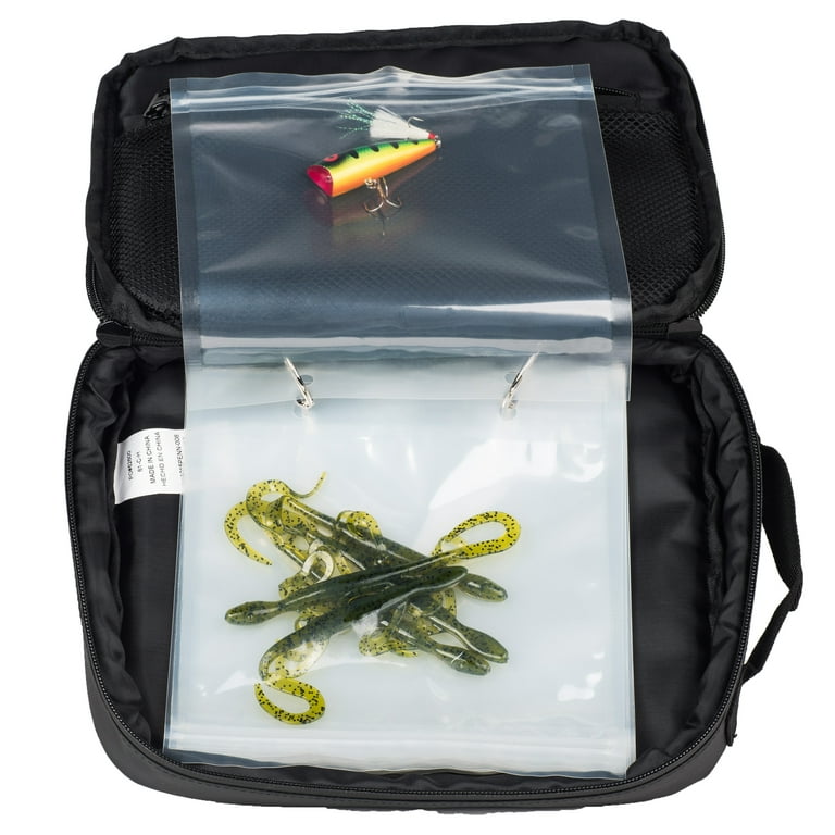Raprance Small Fishing Tackle Binder Bag Soft Plastic Bait