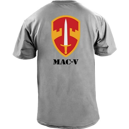 - Army MAC-V Unit Full Color Veteran T-Shirt