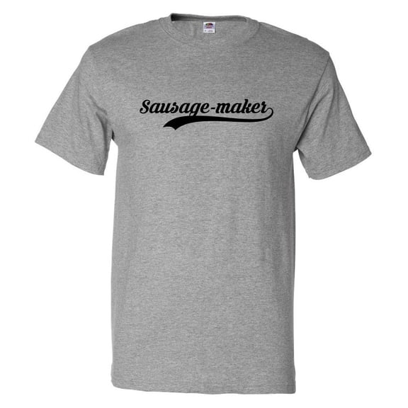 Funny Sausage-maker Retro Old School T shirt Tee Gift