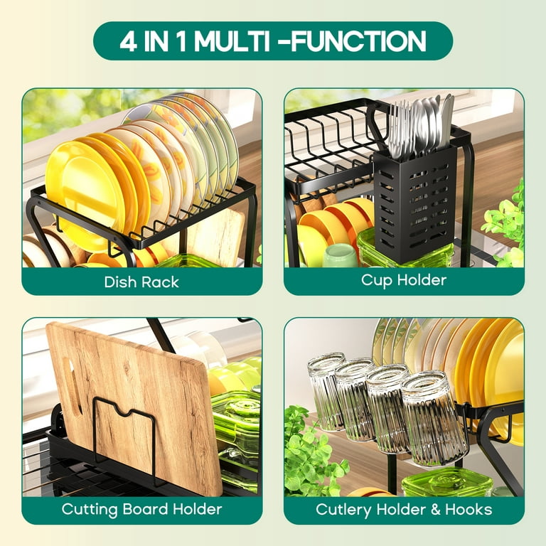 Heavy-Duty, Multi-Function new kitchen dish rack 