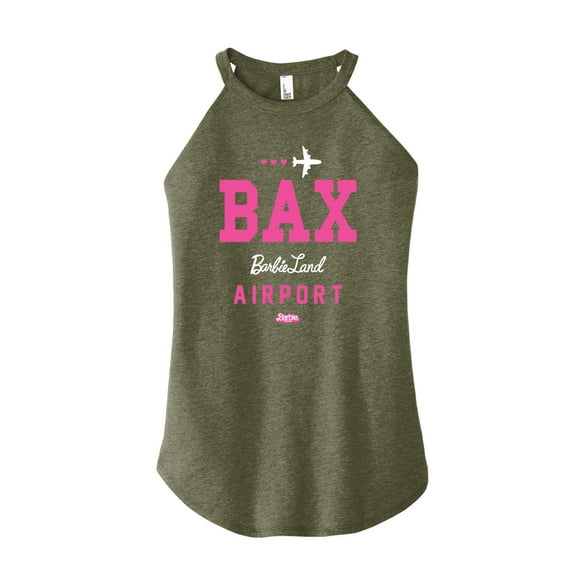 Barbie - BAK - Barbie Land Airport - Juniors High Neck Tank Top