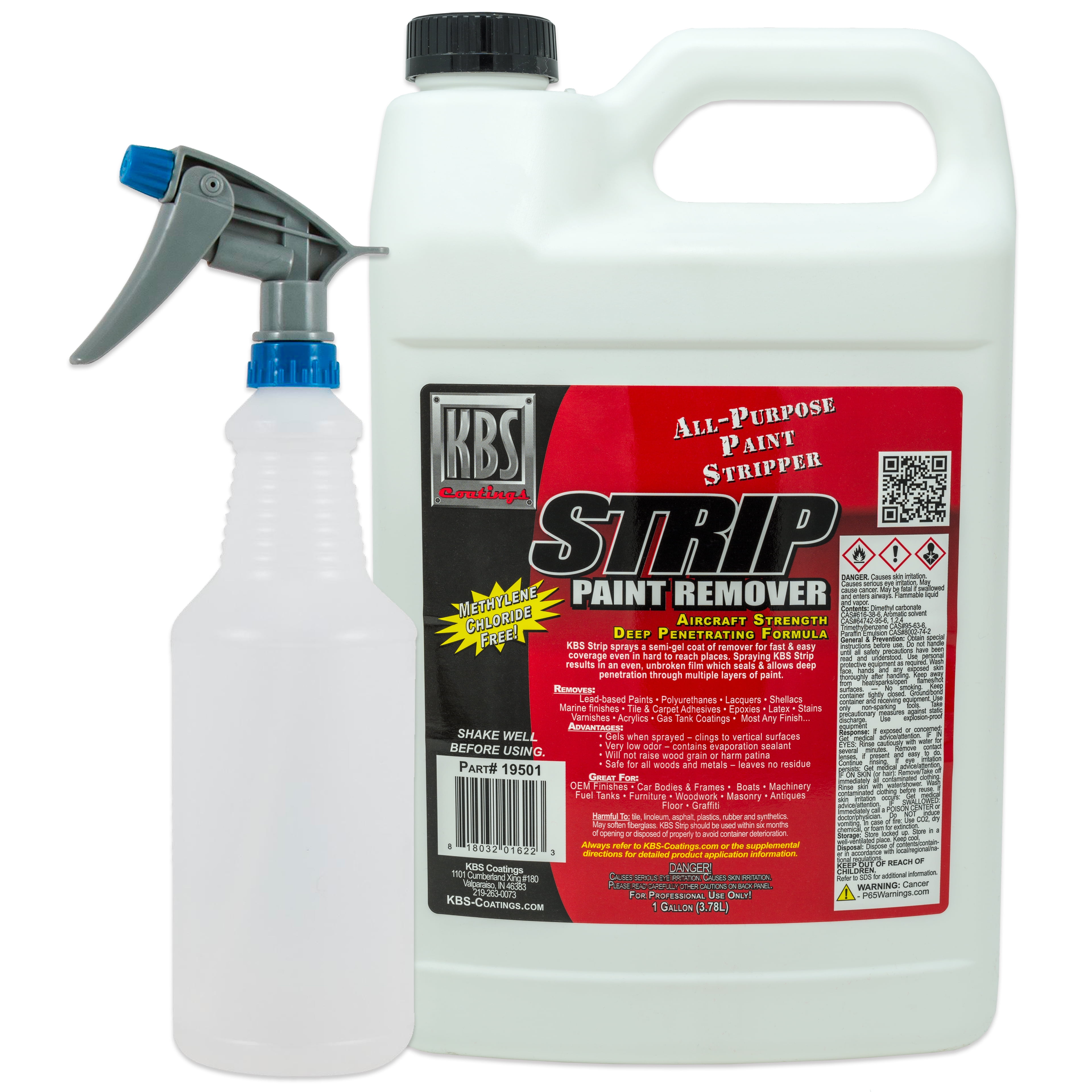 KBS Strip Gallon Paint Remover / Stripper Gel Contains No Methylene