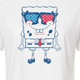 thumbnail image 3 of SpongeBob SquarePants - Flag Fill Sunglasses - Juniors Cropped Cotton Blend T-Shirt, 3 of 6
