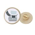 thumbnail image 1 of Culture Civilisée Architecture Moderne Rond Métal Broche d'Or Clip, 1 of 3
