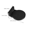 thumbnail image 6 of ELAYARD Black Coffee Drip Tray Mat for Small Coffee Makers, Countertop Protector, Easy to Clean, Non- Design, 6 of 8