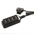 thumbnail image 3 of Hub Cable Negro Caucho Metal Accesorios Electrónico Receptor Parte Exterior Cuatro Ranuras Separadas perfke Conector D Tap, 3 of 9