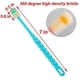 thumbnail image 4 of 4 Pcs 360-Degree Small Dog and Cat Soft Toothbrush Soft Silicone Deep Pet Teeth Cleaning Kit (Colors May Vary) - -, 4 of 5