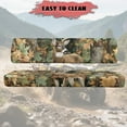 thumbnail image 4 of Uorisanigo UTV Seat Covers Set Universal Seat Pad Cover Fit for Kawasaki Mule 3000 3010 3020 4000 4010 2001-2024, Camouflage Hunting Deer UTV Bench Seats Cover Accessories, Full Protection, 4 of 7