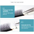 thumbnail image 3 of Faux Cils, Forme de Cils Magnétique Naturel Confortable pour le Maquillage pour les Cils d'Extension (Trèfle 8mm), 3 of 8