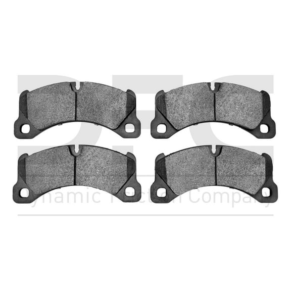 Dynamic Friction Company 5000 Euro Ceramic Brake Pads 1600-1452-00-Front Set For 2011-2014 Porsche Cayenne, 2015-2018 Porsche Macan, 2017-2020 Porsche Panamera