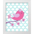 thumbnail image 1 of Robinson, Tamara 26x32 White Modern Wood Framed Museum Art Print Titled - Bird Floral Branch I, 1 of 4