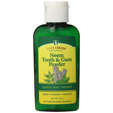 TheraNeem Toothpowder, Mint, 40 Gram, Contains concentrated organic neem leaf and neem bark By Theraneem (Best Way To Store Fresh Mint Leaves)