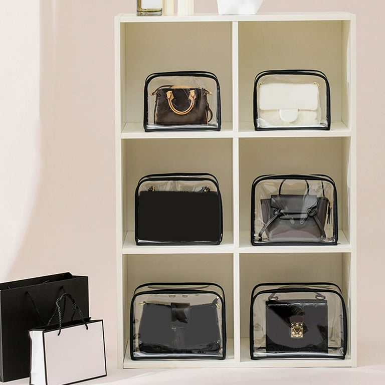 Storage Bag Storage Bag Hanging Bag Bag Zipper Large Capacity Bag  Transparent Luxury Handbag 