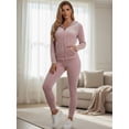 thumbnail image 2 of Conjunto Pants Mujer Sudadera Y Pant Aterciopelado Set Dama, 2 of 5
